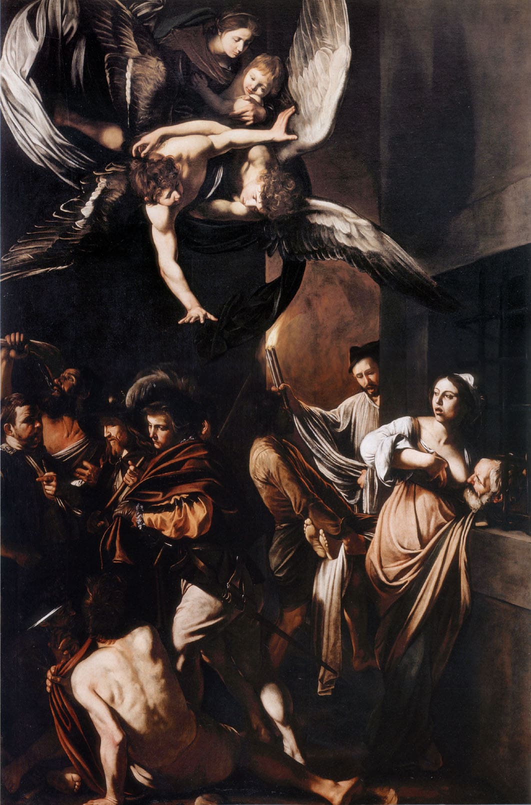 How to Use Rembrandt Lighting, Caravaggio, The Seven Acts of Mercy (1607)