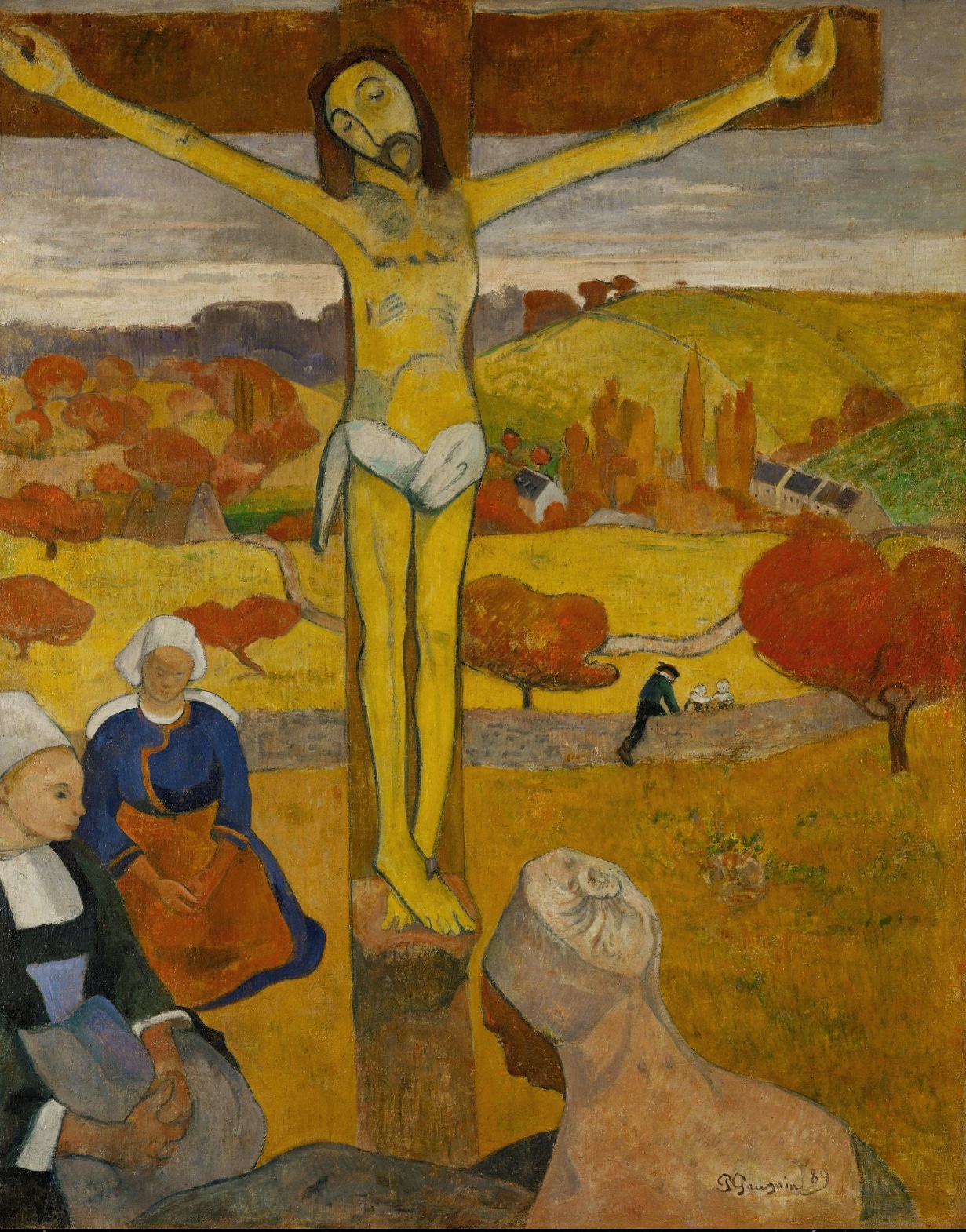 Colors in Photography, yellow, The Yellow Christ, Paul Gauguin (1889)